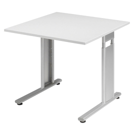 Geramöbel Schreibtisch Flex S-617101-LS 80x80x68-82cm l.grau/si Produktbild