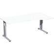 Geramöbel Schreibtisch Flex rechts S-617305-WS C-Fuß ws/si Produktbild
