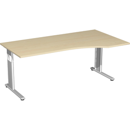Geramöbel Schreibtisch Flex rechts S-617305-AS C-Fuß ah/si Produktbild