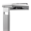 Geramöbel Schreibtisch Flex rechts S-617305-AS C-Fuß ah/si Produktbild Additional View 1 S
