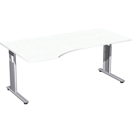 Geramöbel Schreibtisch Flex links S-617306-WS C-Fuß ws/si Produktbild