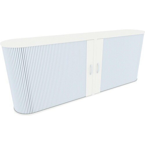 Geramöbel Rollladenschrank Flex S-382104-SW 2OH 200x80x40cm ws/si Produktbild Front View L