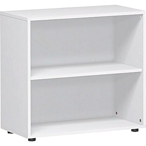 Geramöbel Regal Flex S-382001-W 2OH 2Böden 800x752x400mm ws Produktbild Front View L