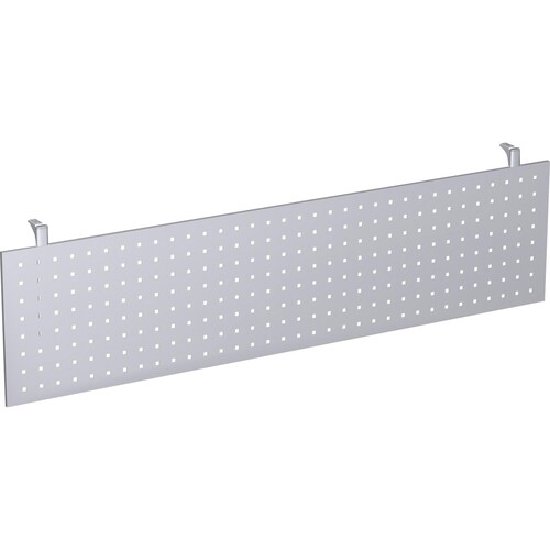 Geramöbel Knieraumblende S-617604-S gelocht 1.800mm silber Produktbild Front View L
