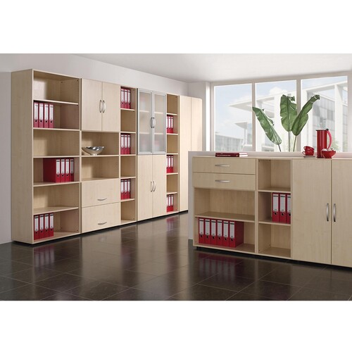 Geramöbel Flügeltürenschrank Flex S-346100-BB 6OH 400x420x2160mm bu Produktbild Additional View 1 L