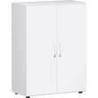 Geramöbel Flügeltürenschrank Flex S-383102-WW 3OH 80x42x110,4cm ws Produktbild