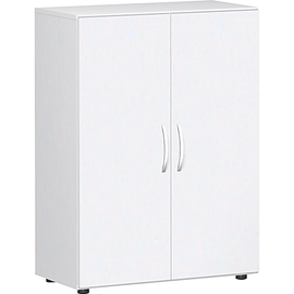 Geramöbel Flügeltürenschrank Flex S-383102-WW 3OH 80x42x110,4cm ws Produktbild