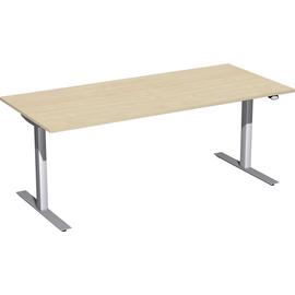 Geramöbel Elektro-Hubtisch S-08F1808-AS 180x80x65-125cm ah/si Produktbild
