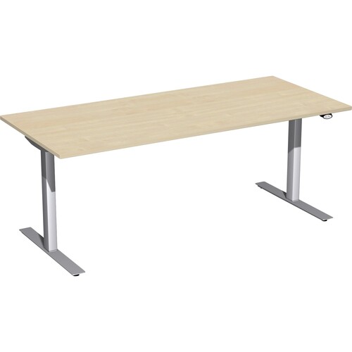 Geramöbel Elektro-Hubtisch S-08F1808-AS 180x80x65-125cm ah/si Produktbild