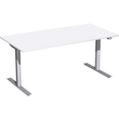 Geramöbel Elektro-Hubtisch S-08F1608-WS 160x80x65-125cm ws/si Produktbild