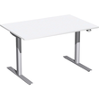 Geramöbel Elektro-Hubtisch S-08F1208-WS 120x80x65-125cm ws/si Produktbild