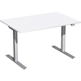 Geramöbel Elektro-Hubtisch S-08F1208-WS 120x80x65-125cm ws/si Produktbild