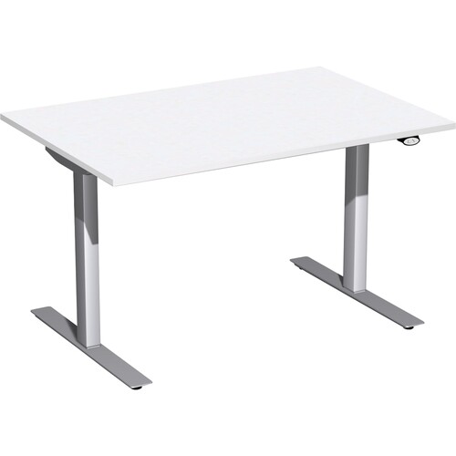 Geramöbel Elektro-Hubtisch S-08F1208-WS 120x80x65-125cm ws/si Produktbild