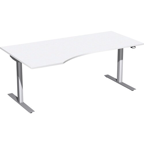Geramöbel Elektro-Hubtisch links S-08F1812-WS ws/si Produktbild Front View L