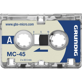 Grundig Diktierkassette MC45 GGM4500 Micro 3 St./Pack. (PACK=3 STÜCK) Produktbild