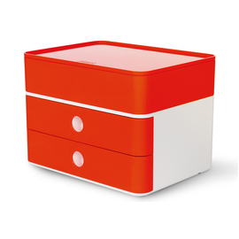 HAN Schubladenbox SMART-BOX PLUS ALLISON 2 Schubladen 1100-17 rot Produktbild