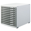 HAN Schubladenbox CONTUR 1510-19 DIN B4 10Schübe geschloss. lgr/d.gr Produktbild