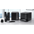 HAN Schubladenbox CONTUR 1510-13 A4/B4/C4 10Schübe geschl. sw/sw Produktbild Additional View 9 S