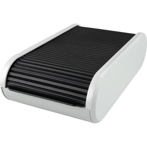 helit Visitenkartenbox the personal H6218090 max. 300Karten sw/ws Produktbild Front View L