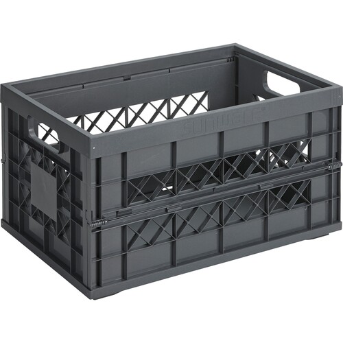 helit Klappbox the flap-line H6180388 45l Heavy Duty anthrazit Produktbild Front View L