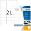 HERMA Etiketten SuperPrint Glossy 4904 63,5x38,1mm ws 525 St./Pack. (PACK=525 STÜCK) Produktbild Additional View 1 S