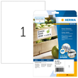 Etiketten Inkjet+Laser+Kopier 210x297mm auf A4 Bögen weiß extrem stark haftend Herma 10911 (PACK=25 STÜCK) Produktbild