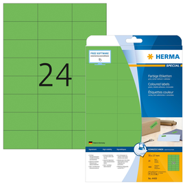HERMA Etikett SPECIAL 4469 70x37mm grün 480 St./Pack. (PACK=480 STÜCK) Produktbild