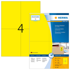 HERMA Etikett SPECIAL 4396 105x148mm gelb 400 St./Pack. (PACK=400 STÜCK) Produktbild