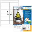 HERMA Etikett Outdoor 9538 99,1x42,3mm weiß 480 St./Pack. (PACK=480 STÜCK) Produktbild Additional View 1 S