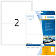 Etiketten Laser+Kopier 199,6x143,5mm auf A4 Bögen weiß glossy Herma 4915 (PACK=50 STÜCK) Produktbild