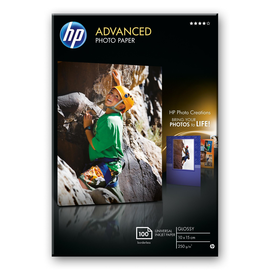 HP Fotopapier Advanced Q8692A 10x15cm 250g 100 Bl./Pack. (PACK=100 STÜCK) Produktbild
