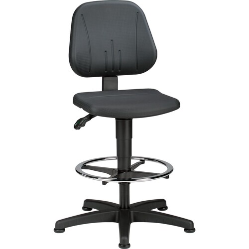 bimos Arbeitsdrehstuhl Unitec 3 9651-2000 mit Gleiter schwarz Produktbild Front View L