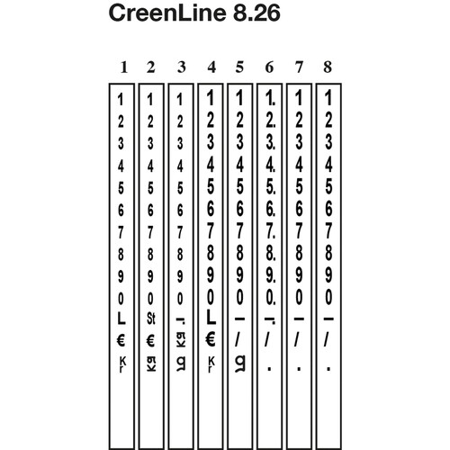 CreenLine Preisauszeichner Set 8.26 ACL-SET14000826 Produktbild Additional View 1 L