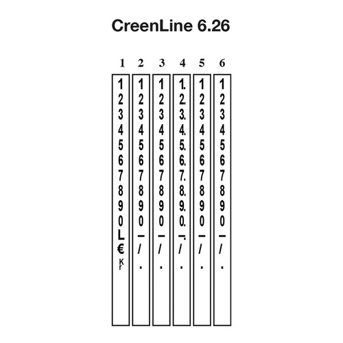 CreenLine Handauszeichner CL 6.26 ACL-14000626 6 Druckstellen Produktbild Additional View 2 L