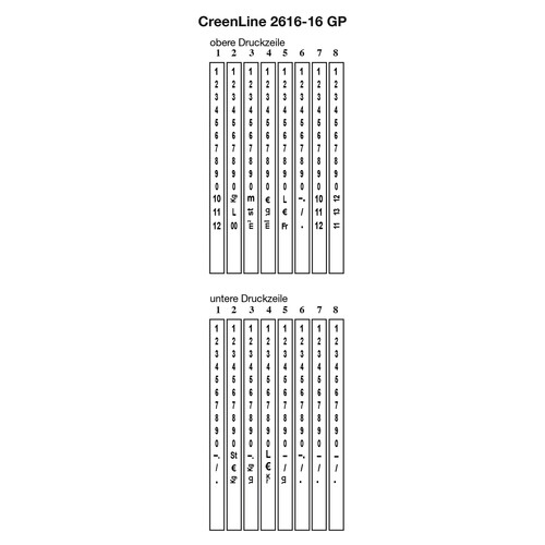 CreenLine Handauszeichner CL 26.16 ACL-14202616-16 mit 8 Druckstellen Produktbild Additional View 1 L