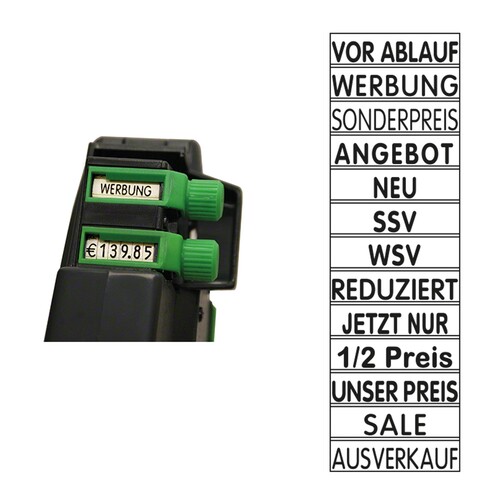 CreenLine Handauszeichner ACL-14002616-9 Wortband 9 Ziffern Produktbild Additional View 1 L