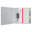 Leitz Register Cosy 12460000 A4 bedruckbar PP farbig 1-6 Produktbild Additional View 2 S