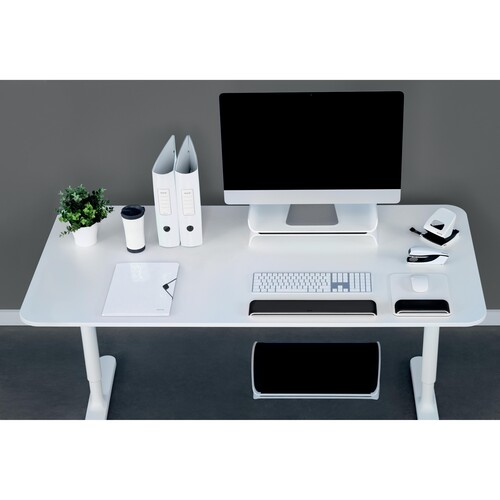 Monitorständer Ergo WOW 48,3x11,2x20,9cm höhenverstellbar weiß/schwarz Leitz 6504-00-95 Produktbild Additional View 2 L