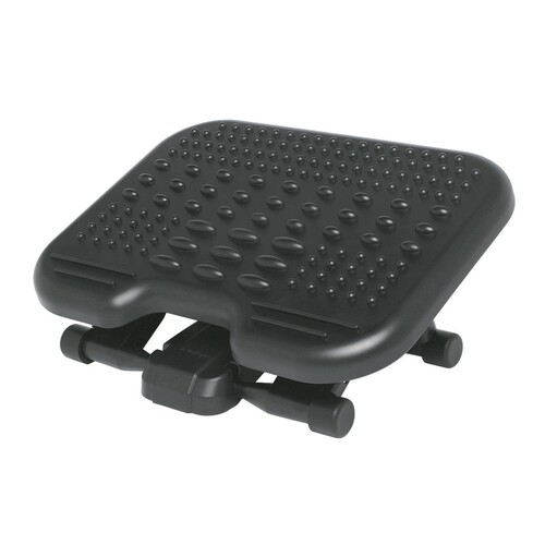 Fußstütze SoleMassage Trittfläche 46,2x10x36,2cm schwarz Kensington höhenverstellbar 56155EU Produktbild Front View L