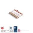 Notizbuch senseBook Red Rubber by transotype 9x14cm liniert mit rotem Gummiband 75020601 Produktbild Additional View 1 S