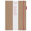 Notizbuch senseBook Red Rubber by transotype 20,5x28,5cm blanko mit rotem Gummiband 75020400 Produktbild