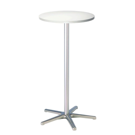 MAUL Stehtisch 9323102 rund 60cm Höhe 109cm Melamin weiß Produktbild