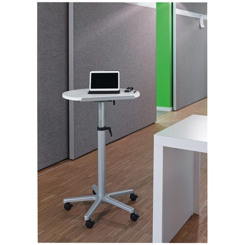 Stehpult ergonomisch höhenverstellbar 72-118cm weiß Maul 93041-02 Produktbild Additional View 2 L