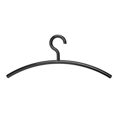 Kleiderbügel 46cm Acryl schwarz Maul  94515-90 (PACK=5 STÜCK) Produktbild Additional View 1 L