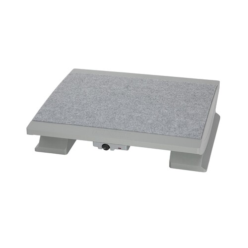 MAUL Fußstütze ergonomisch beheitzt 9025085 45x39cm Kunststoff grau Produktbild Additional View 1 L
