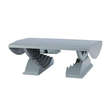 MAUL Fußstütze ergonomisch beheitzt 9025085 45x39cm Kunststoff grau Produktbild Additional View 4 S