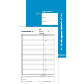 RNK Ausbildungsnachweis 5080 DIN A4 28Bl. tägliche Eintragung (ST=28 STÜCK) Produktbild