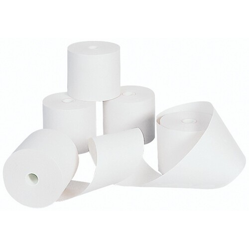 Soennecken Kassenrolle 4002 57mmx25m 12mm 2fach ws 5 St./Pack. (PACK=5 STÜCK) Produktbild Front View L