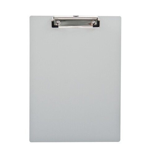 Klemmbrett DIN A4 Aluminium silber Produktbild Front View L