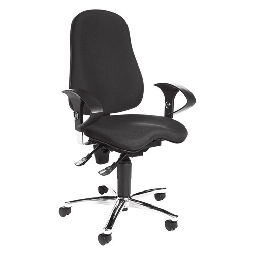 TOPSTAR Bürodrehstuhl Sitness® 10 SI59UG20 max. 110kg schwarz Produktbild Front View L